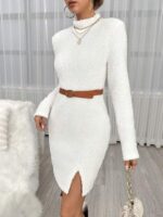 Rochie Scurta Nikole Alba - imagine 3