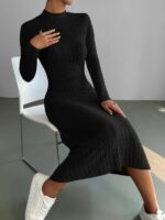 Rochie Lunga Lova Neagra - imagine 5