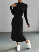 Rochie Lunga Lova Neagra - imagine 4