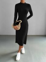 Rochie Lunga Lova Neagra - imagine 3