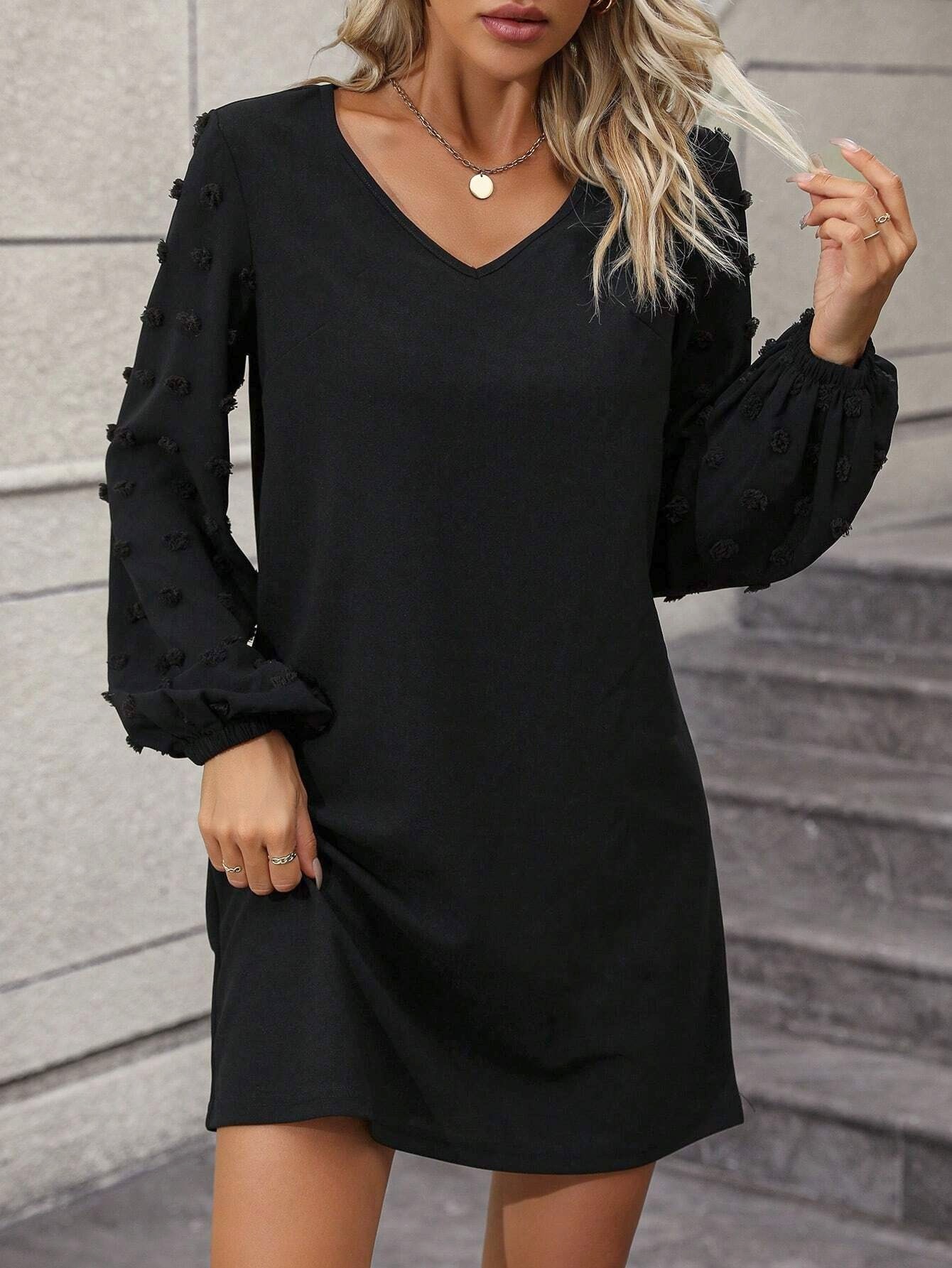 3567 Rochie Scurta Freia Neagra - imagine 1