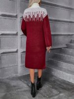 Rochie Scurta Tricotata Hannie Grena - imagine 2