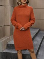Rochie Scurta Tricotata Matea Caramizie - imagine 5
