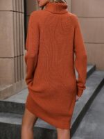 Rochie Scurta Tricotata Matea Caramizie - imagine 2