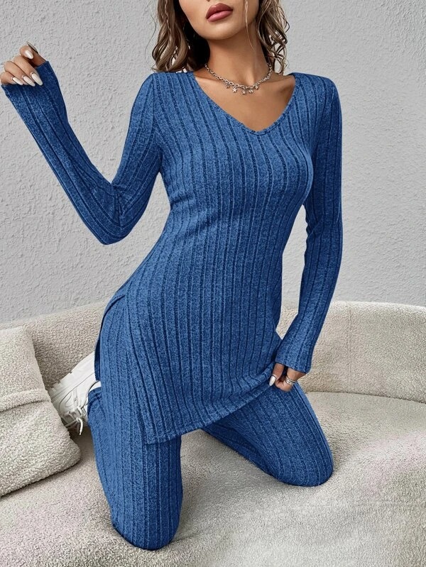 49 Compleu Dama Amon Albastru - imagine 1