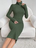 Rochie Lunga Severinna Khaki - imagine 3