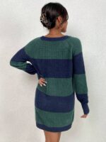 Rochie Scurta Tricotata Bells in Dungi - imagine 2