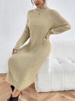 Rochie Midi Tricotata Joanna Maro - imagine 3