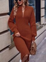 Rochie Midi Tricotata Stina Maro