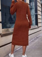 Rochie Midi Tricotata Stina Maro - imagine 2