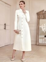 Rochie Lunga Marense Alba
