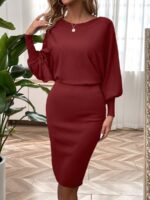 Rochie Scurta Anita Grena Cu Maneci Bufante