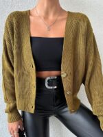 Cardigan Tricotat Felissa Maro Cu Nasturi