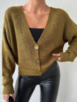 Cardigan Tricotat Felissa Maro Cu Nasturi - imagine 5
