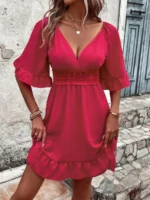 Rochie Scurta Helka Roz