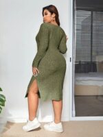 Rochie Midi Heloise Khaki - Marimi Mari - imagine 2