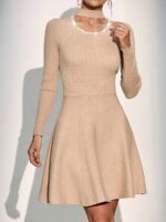 Rochie Scurta Maella Crem - imagine 4