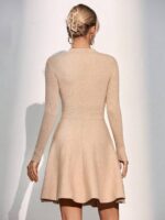 Rochie Scurta Maella Crem - imagine 2