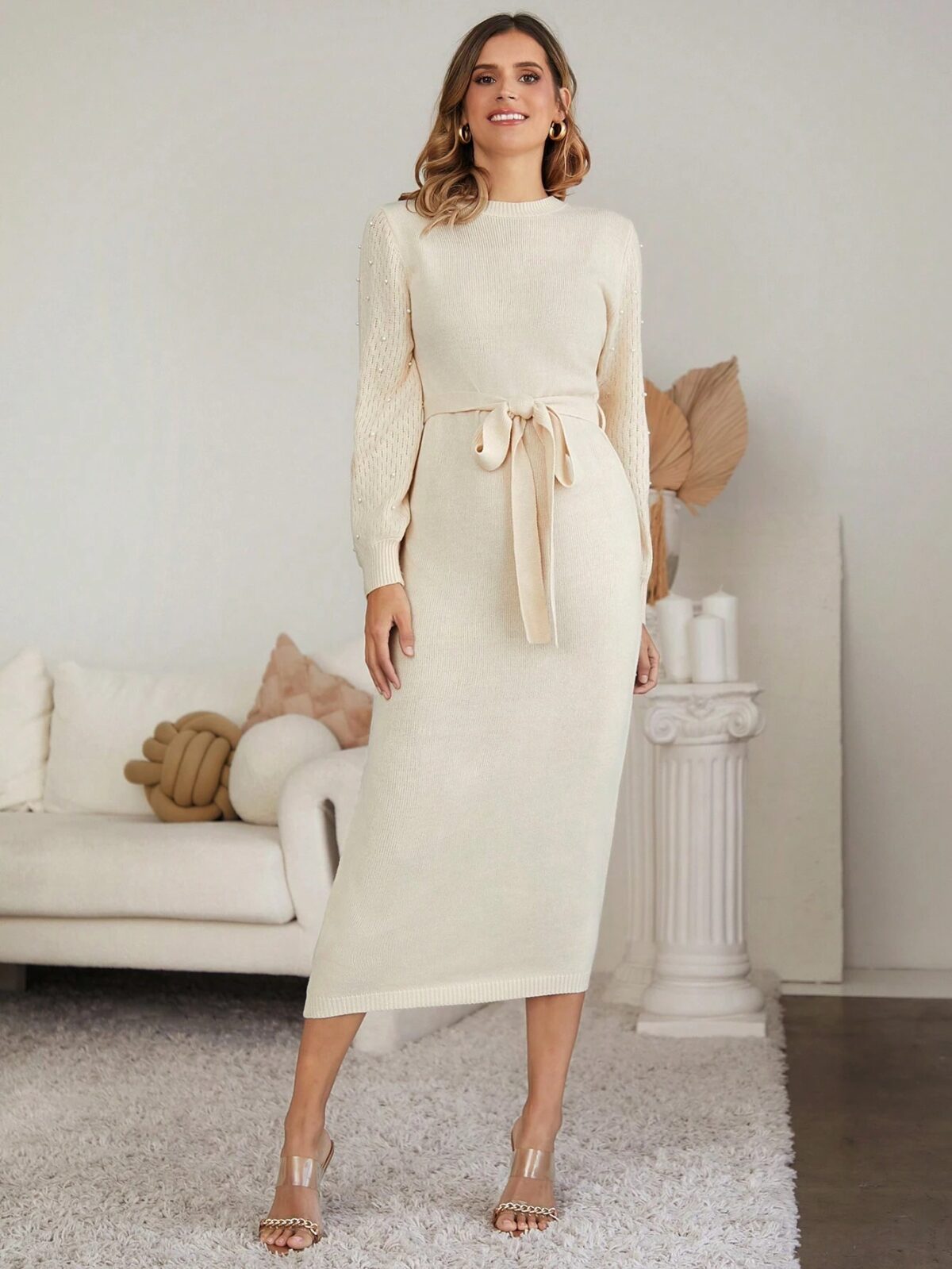Rochie Midi Tricotata Federica Bej - imagine 1