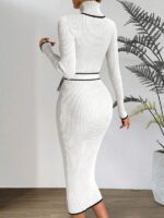 Rochie Midi Tricotata Ronah Alba - imagine 2