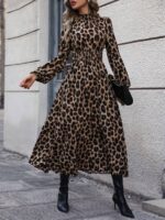 Rochie Midi Breda Animal Print - imagine 4