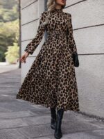 Rochie Midi Breda Animal Print - imagine 5