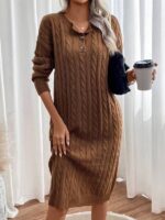 Rochie Midi Tricotata Markus Maro - imagine 4
