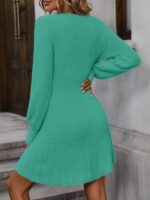 Rochie Midi Tricotata Zelma Vernil - imagine 2