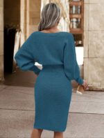 Rochie Midi Ildiko Albastra - imagine 2