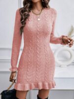 Rochie Scurta Edel Roz - imagine 3