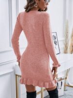 Rochie Scurta Edel Roz - imagine 2