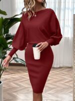 Rochie Scurta Anita Grena Cu Maneci Bufante - imagine 4