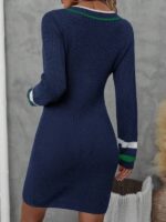 Rochie Scurta Tricotata Nathan Bleumarin - imagine 2