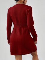 Rochie Scurta Tricotata Larre Rosie - imagine 2