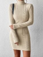 Rochie Scurta Monika Bej - imagine 5