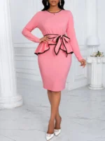 Rochie Midi Almo Roz - imagine 4