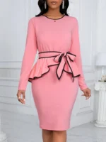 Rochie Midi Almo Roz - imagine 5