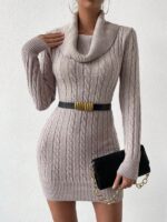Rochie Scurta Tricotata Mirela Maro - imagine 5
