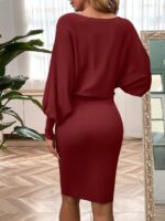 Rochie Scurta Anita Grena Cu Maneci Bufante - imagine 2