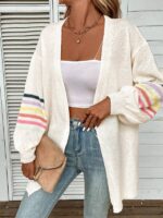 Cardigan Silveira Roz Cu Imprimeu Multicolor - imagine 3