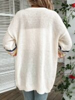 Cardigan Silveira Roz Cu Imprimeu Multicolor - imagine 2