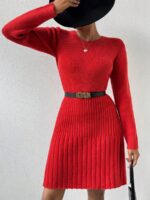 Rochie Scurta Tricotata Rosalinda Rosie - imagine 3