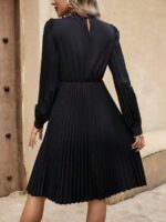 Rochie Midi Nayan Neagra cu Curea - imagine 2