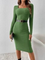 Rochie Midi Sarka Verde - imagine 3