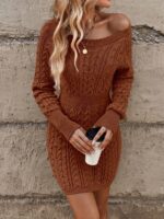 Rochie Scurta Tricotata Marsa Maro - imagine 3