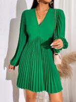 Rochie Scurta Venja Verde - imagine 4