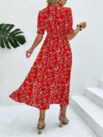 Rochie Midi Ambar Rosie Cu Model Floral - imagine 2
