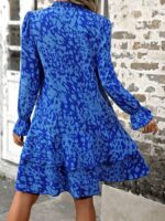 Rochie Scurta Nilay Albastra - imagine 2