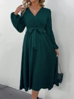 Rochie Midi Elisha Verde