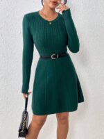 Rochie Scurta Elma Verde Inchis